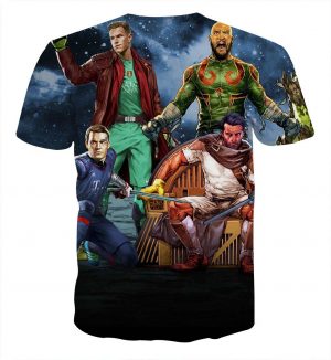 Guardians of the Galaxy Parody Football Stars Style Funny T-shirt - Superheroes Gears
