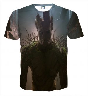 Guardians of the Galaxy Powerful Groot Stunning Design 3D T-shirt - Superheroes Gears