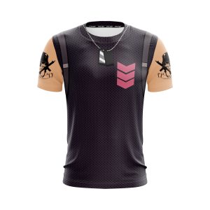 Fortnite Survival Rose Team Leader Outfit Cosplay T-shirt