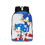 Adorable Sonic And Monty The Hedgehog Backpack Bag