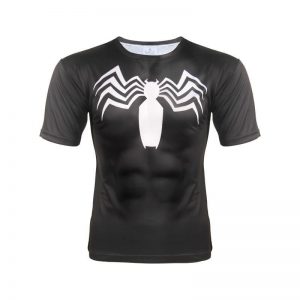 Amazing Black Spiderman Costume Cool Classic Design T-shirt - Superheroes Gears