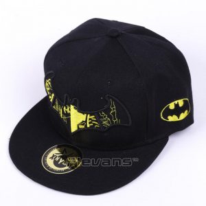 Batman Logo Fashionable Black Yellow Snapback Baseball Hat Cap - Superheroes Gears