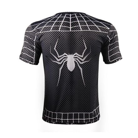 Spiderman Spider Web Cool Design Compression Short Sleeves Running T ...