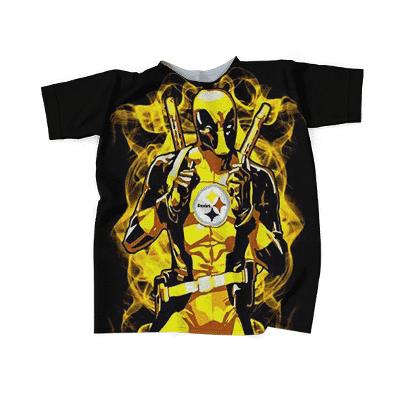 Deadpool The Funny And Coolest Superhero Full Print T-Shirt