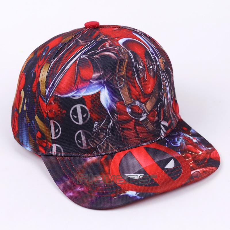 Deadpool Cool Symbol Red Awesome Snapback Baseball Hat Cap ...