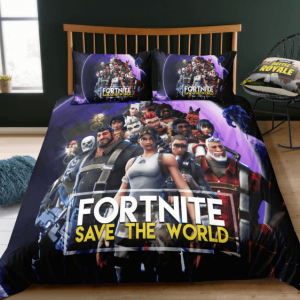 Fortnite Save the World Characters in Universe Bedding Set
