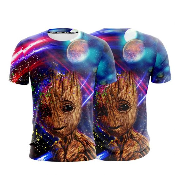 Guardians Of The Galaxy Sweet Groot Colorful Vibrant T-Shirt