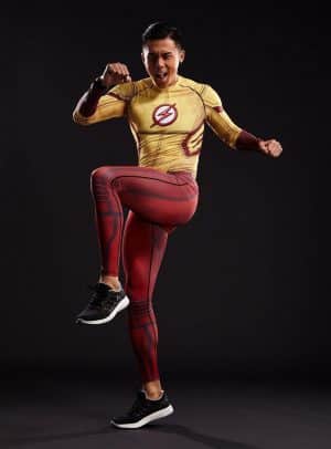 DC The Flash Cool Pattern 3D Printed Compression Tight Gym Leggings - Superheroes Gears