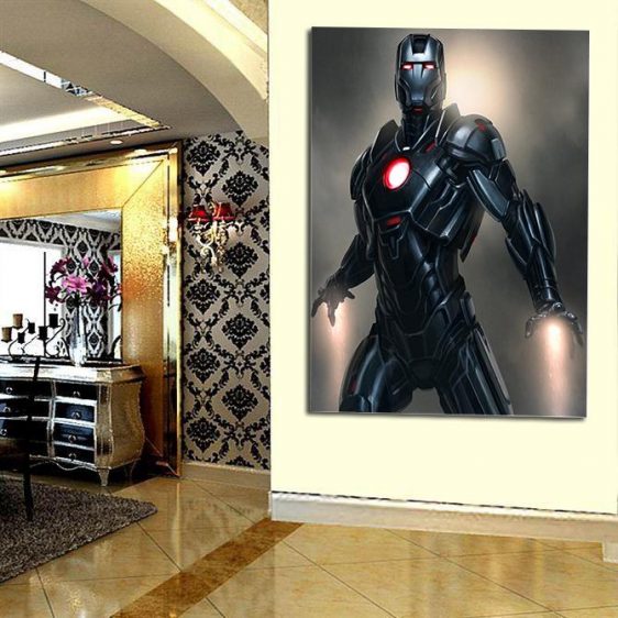 Iron Man Armor Mark XVI Nightclub 1pc Wall Art Canvas Print