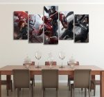 Marvel Captain America Civil War 5pcs Wall Art Canvas Print