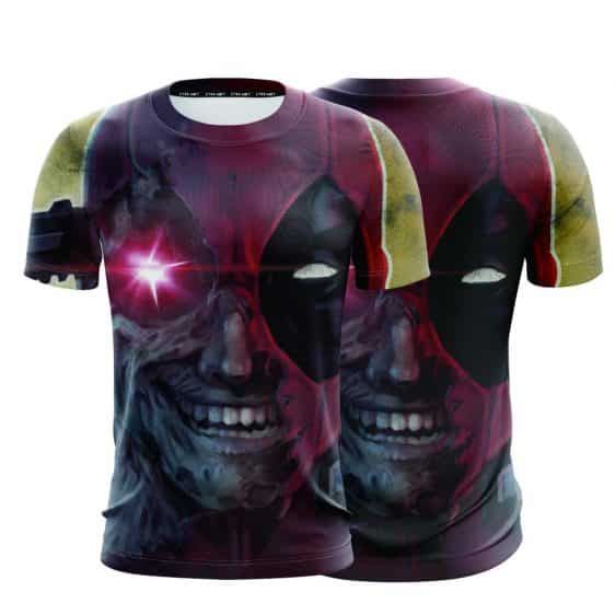 Marvel Crazy Deadpool Lunatic Wade Winston Wilson T-Shirt