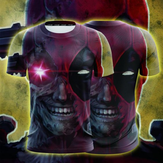 Marvel Crazy Deadpool Lunatic Wade Winston Wilson T-Shirt