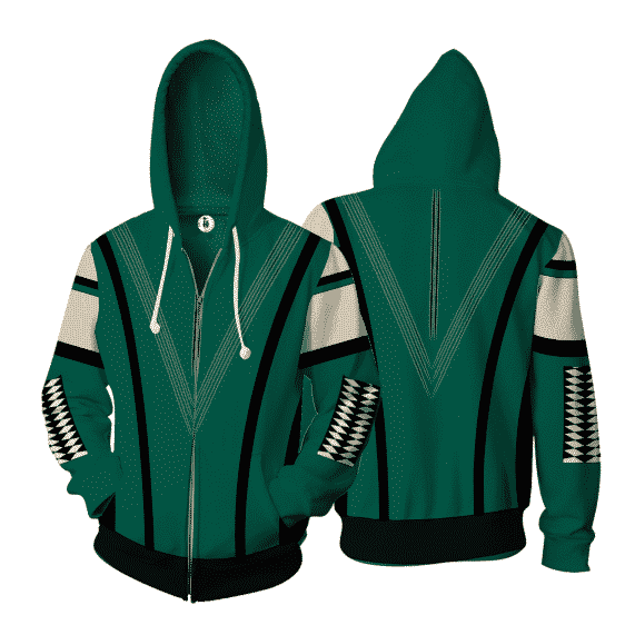 Marvel Guardians Of The Galaxy Mantis Green Zip Up Hoodie