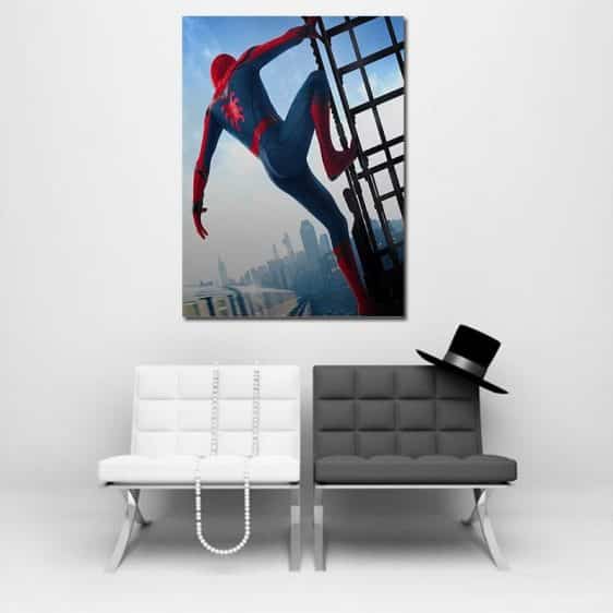 Marvel Spider-Man Back View Design 1pc Wall Art Canvas Print