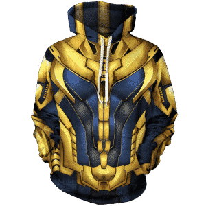 Marvel Thanos Supervillain Uniform Costume Cool 3D HD Hoodie