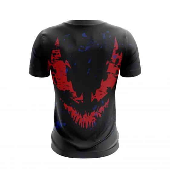 Marvel Venom Symbiote Scary Red Shadow Face Black T-Shirt