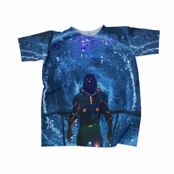 Mass Effect Captain Shepard Space Wormhole Vibrant T-Shirt