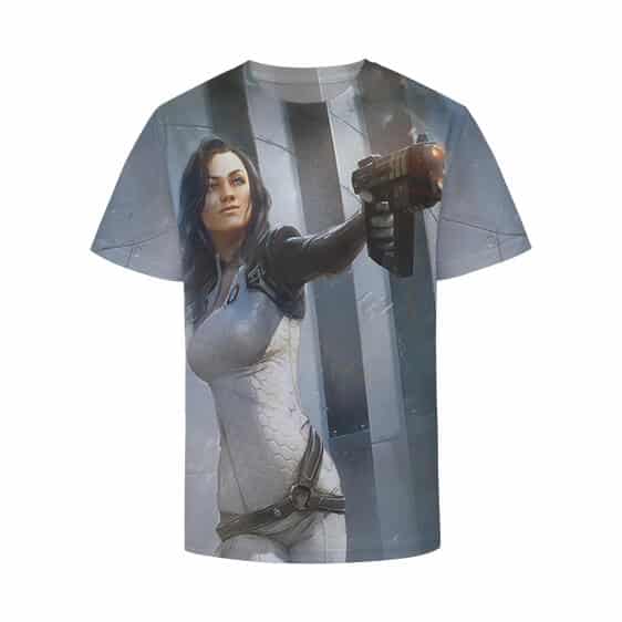 Mass Effect Galactic War Miranda Lawson Cool Gaming T-Shirt
