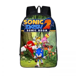 Sonic Dash 2 Sonic Boom Epic 3D Race Backpack Bag