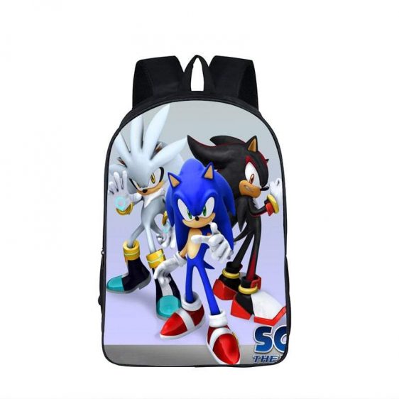 Sonic Silver Shadow The Hedgehog Epic Backpack Bag