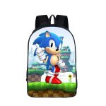 Sonic The Hedgehog 3D Greenhill Zone School Backpack Bag