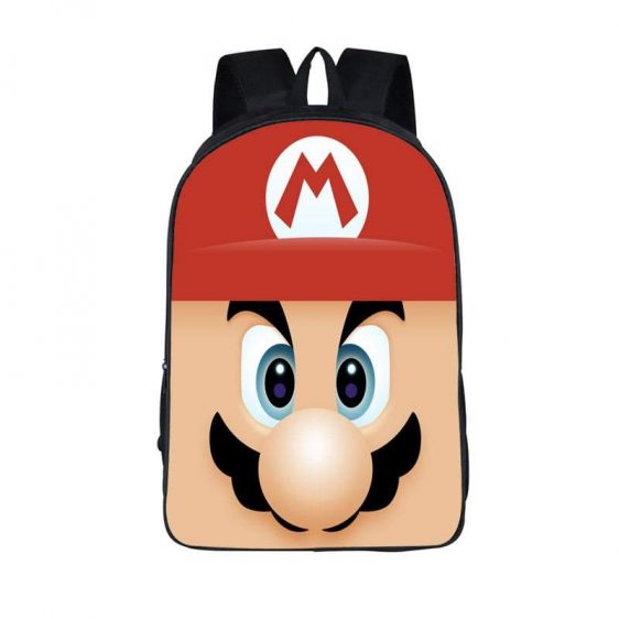 Super Mario Cute Mario Close Up Backpack Bag