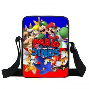 Mario And Sonic Upside Down Character Design Cross Body Bag