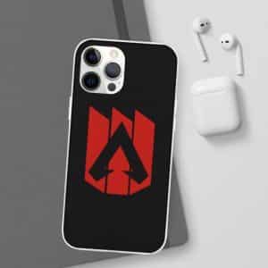 Apex Legends Red Logo Black iPhone 12 Fitted Cover