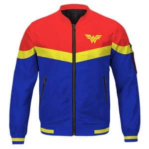DC Universe Wonder Woman 1984 Classic Colors Varsity Jacket