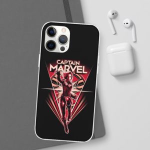 Carol Danvers MCU Captain Marvel Black iPhone 12 Cover