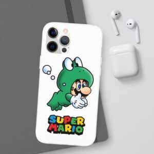 Cute Super Mario Frog Costume White iPhone 12 Cover