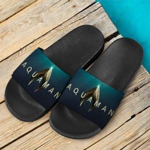 DC Aquaman Deep Ocean Movie Poster Amazing Slide Sandals