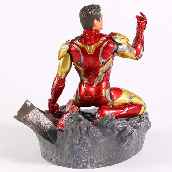 Avengers Endgame Iron Man MK85 Damage Armor Statue Figure