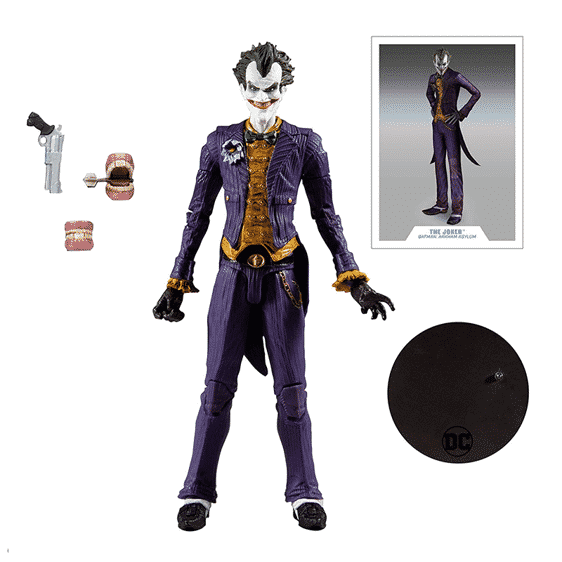Batman Arkham Asylum Villain Joker Movable Toy Figure