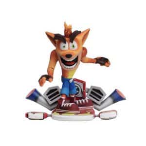 Crash Bandicoot with Jet Board Movable Joint Toy Figure