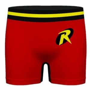 DC Comics Classic Robin Costume Style Red Men's Boxers