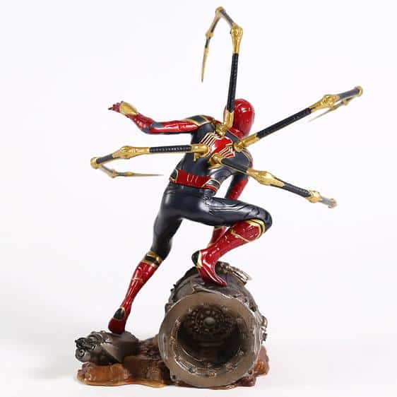 Endgame Spider-Man Iron Armor Spider-Legs Statue Figure