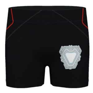 Iron Man Tony Stark Undersuit Design Black Men's Underwear