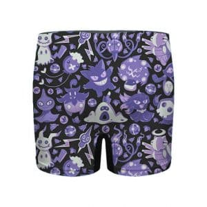 Rare Ghost Type Pokemon Pattern Purple Men's Underwear